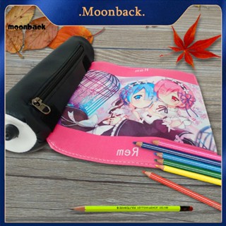 &lt;moonback&gt; กระเป๋าดินสอ ผ้าสักหลาด ลายการ์ตูนอนิเมะ พรีเมี่ยม สําหรับใส่เครื่องเขียน