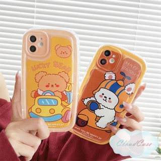 เคสป้องกันโทรศัพท์มือถือ แบบนิ่ม ลายการ์ตูนน่ารัก สําหรับ iPhone 11 14 13 12 Pro Max X Xr Xs 8 7 6 Plus SE 2020