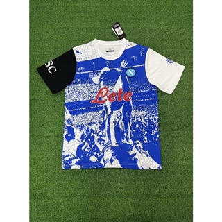 [Fans] 2324 เสื้อเชิ้ตแขนสั้น ลายทีมชาติฟุตบอล Naples Special Edition คุณภาพสูง