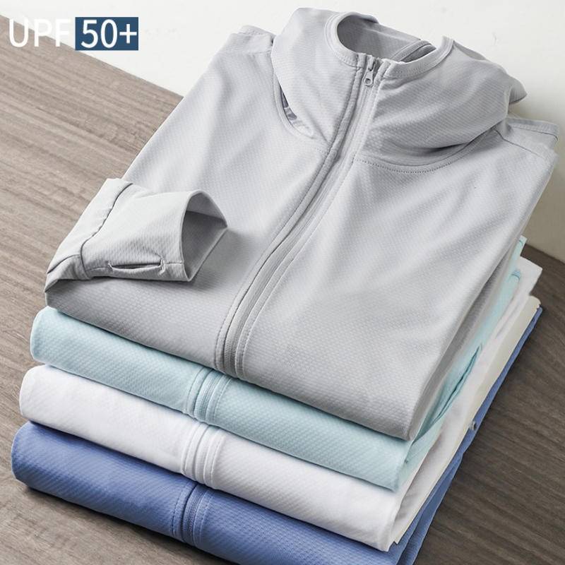 เสื้อกันยูวี​ UV UPF50+ เสื้อปกป้องผิวจากรังสียูวี​ ระบายอากาศได้ดี เสื้อแจ็กเก็ตกันแดด สําหรับผู้ชาย และผู้หญิง - รูปที่ 6