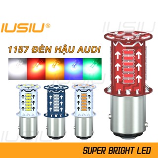 Iusiu ไฟท้าย ไฟเบรก LED 1157 P21 5W BAY15D 4014 30SMD 5 สี สําหรับรถยนต์ รถจักรยานยนต์