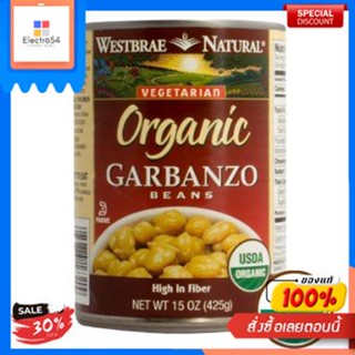 Organic Garbanzo Beans Westbrae Natural 425 G