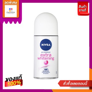 Nivea นีเวีย ดีโอ เอ็กซ์ตร้า ไวท์เทนนิ่ง โรลออน 50 มล.