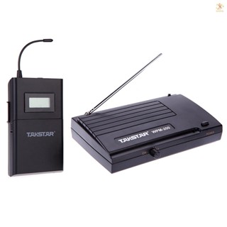 Etot Takstar WPM-200 UHF ชุดหูฟังสเตอริโอไร้สาย หน้าจอ LCD 6 ช่องทาง 50 เมตร