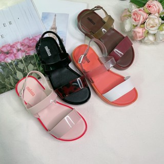 [พร้อมส่ง] รองเท้าแตะแพลตฟอร์ม ชายหาด หรูหรา เรียบง่าย สําหรับผู้หญิง 2023 Melissa