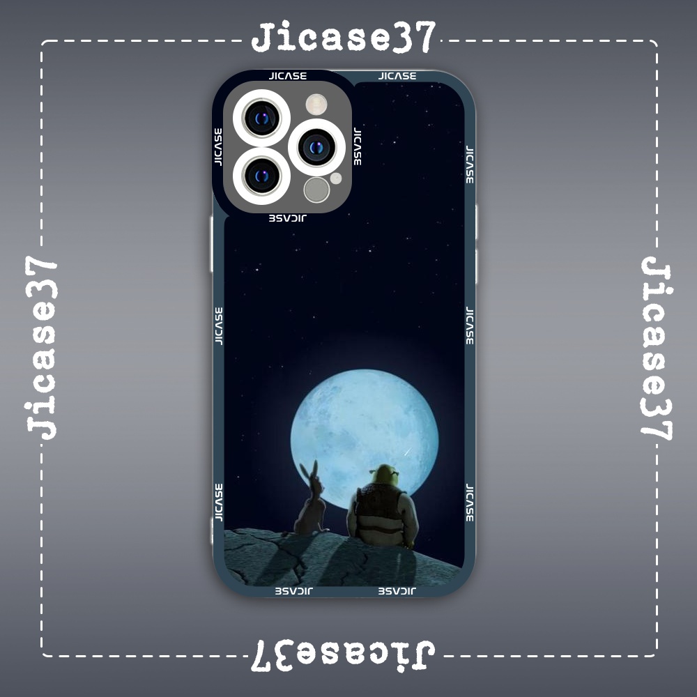 Jicase Shrek x Donkey เคส iphone ลายการ์ตูน Square Edge