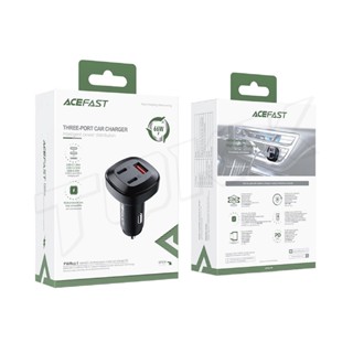 หัวชาร์จ 66W ในรถยนต์  ACEFAST รุ่น B3  ชาร์จเร็ว  1ช่อง ยูเอสบี 2ช่องไทป์ซี Fast Charge Car Charger (2xUSB-C+1xUSB-A)