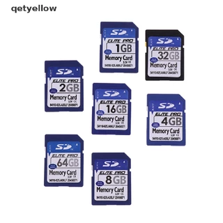 Qetyellow 1GB 2GB 4GB 8GB 16GB 32GB 64GB การ์ดหน่วยความจําแฟลชดิจิตอลที่ปลอดภัย TH