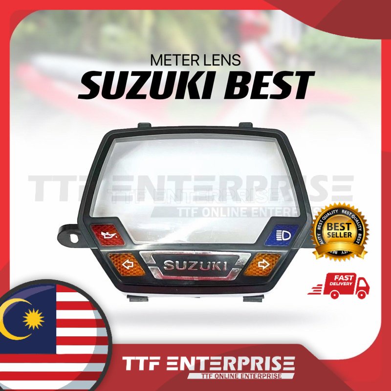 SUZUKI BEST / RC110 METER LENS METER COVER CERMIN METER