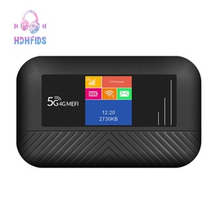 เราเตอร์ไร้สาย 4G Mifi พร้อมหน้าจอ LCD 150Mbps Mifi WiFi พร้อมช่องใส่ซิมการ์ด 3000MAh สําหรับรถยนต์