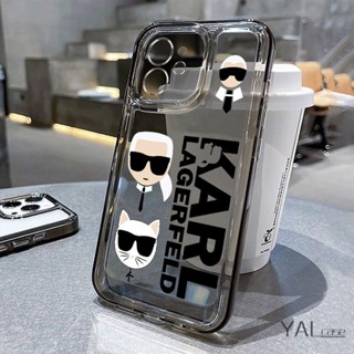 เคสป้องกันโทรศัพท์มือถือใส แบบนิ่ม ลายการ์ตูนลาฟาแยตต์ กันกระแทก สําหรับ Iphone 14Pro 13promax 12promax 11promax XsMax 7 8plus xr x