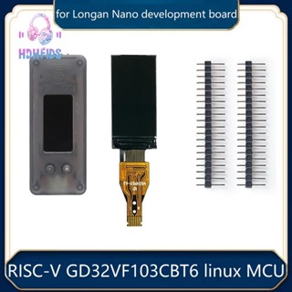 Linux บอร์ดทดลอง หน้าจอแสดงผล 0.96 นิ้ว พร้อมเคส สําหรับ Longan Nano RISC-V GD32VF103CBT6 128KB Flash 32KB SRAM