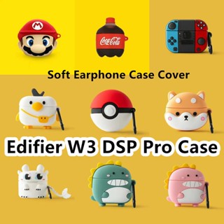 【Trend Front】เคสหูฟัง แบบนิ่ม ลายการ์ตูน สําหรับ Edifier W3 DSP Pro W3 DSP Pro