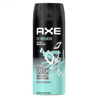 Axe แอ๊กซ์ สเปรย์น้ำหอมระงับกลิ่นกาย ไอซ์ เบรคเกอร์ 135 มล.