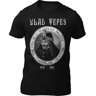 AABเสื้อยืดผ้าฝ้ายพรีเมี่ยม ใหม่ เสื้อยืด ลาย Death Is Coming สําหรับผู้ชาย Vlad Tepes. เสื้อยืดแขนสั้น ผ้าฝ้าย พิมพ์ลาย