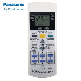 Panasonic รีโมตคอนโทรลเครื่องปรับอากาศ รุ่น:A75C3299,2644,2650,3156,2596,2600