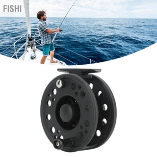 Fishi 7/8 Fly Fishing Reel รอกตกปลาพลาสติกที่แม่นยำสำหรับ Streams Rivers Lakes Black