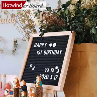 Hotwind แผ่นบอร์ดไม้สักหลาด พิมพ์ลายตัวอักษร ไม้ก๊อก ไม้โอ๊ก สําหรับตกแต่งผนังห้องเด็ก M6R2