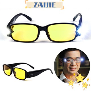 Zaijie24 แว่นตาอ่านหนังสือ ดูแลสายตา ป้องกันอาการปวดตา สีเหลืองใส