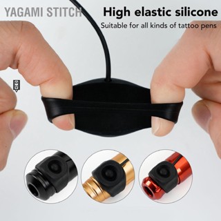 Yagami Stitch ชุดปากกาเครื่องสักไร้สาย 1450mAh Power RCA Connector Dual Mode Switch Cartridge ชุดเครื่องสักเข็มสีแดง