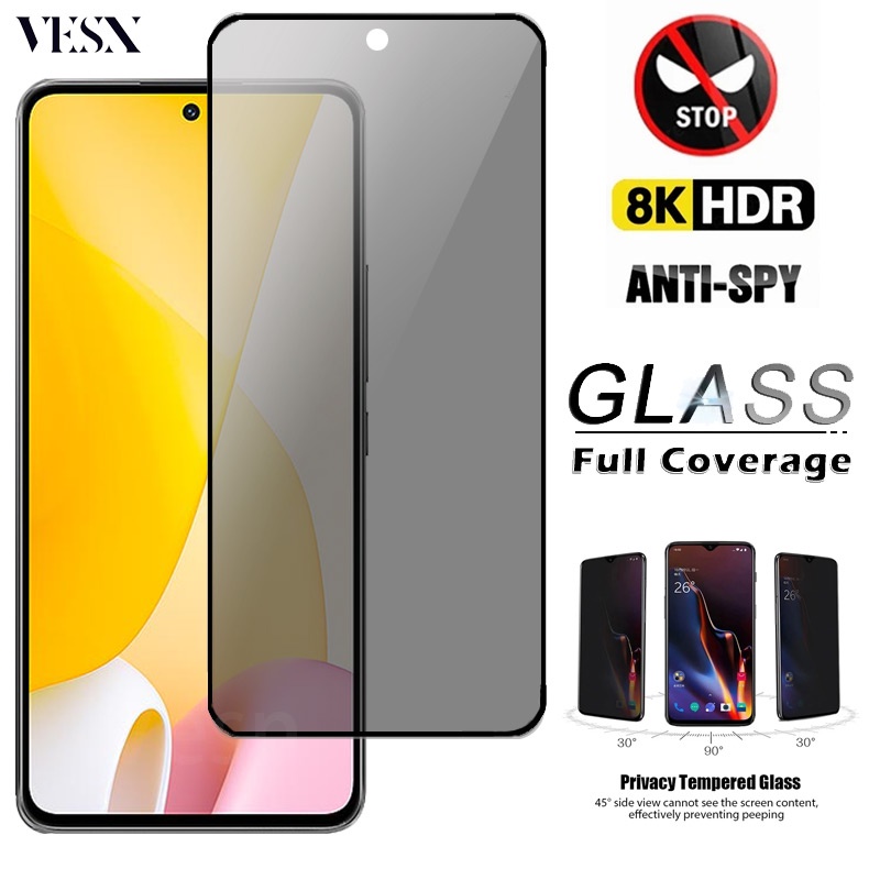 ฟิล์มกระจก เต็มจอ ใช้สำหรับ กันมองกันเสือกรุ่น Xiomi Xiaomi Mi 15 14 13T 13 12 12T 11 11T 10T 9 9T 8 Lite Pro CC9 4G 5G 2024