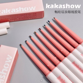 พร้อมส่งKakashow C052ปากกาเขียนขอบตากันน้ำกันเหงื่อไม่เลอะง่ายลงสีเนียนเรนเดอร์เส้นชั้นในดีมากปากกากาวเส้นสี