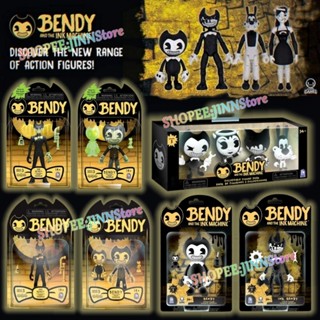 -JN-BENDY โมเดลฟิกเกอร์ PVC เกมสยองขวัญ BENDY THE INK MACHINE ของเล่นสําหรับเด็ก ของขวัญวันเกิด