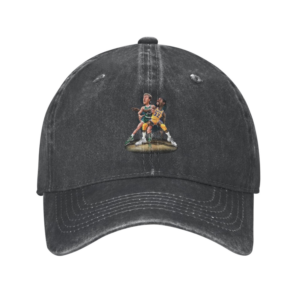 Larry Bird And Magic Johnson Cowboy Cap Retro Hip Hop