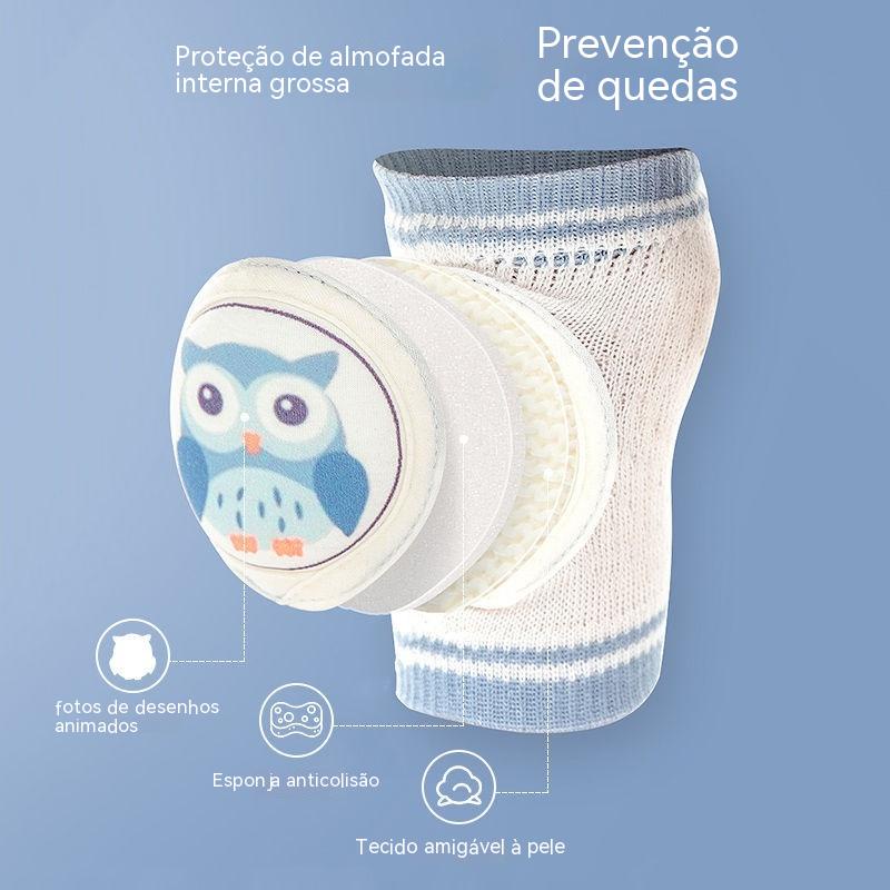 เด็กเข่า Pad Cover เด็กคลานเด็กวัยหัดเดิน Anti-Fall เดินฤดูร้อนบางข้อศอก Pad แขนเด็ก Walk การเรียนรู้ - รูปที่ 2