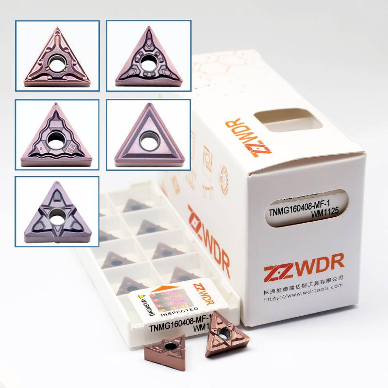 เครื่องมือกลึง คุณภาพสูง ของแท้ 100% ZZWDR CNC TNMG 10 ชิ้น160404 Tnmg160408 เม็ดมีดกลึงคาร์ไบด์ CNC สําหรับเครื่องตัดสเตนเลส TNMG