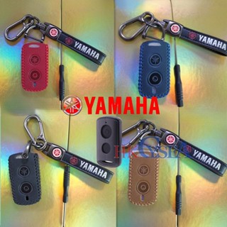 เคสกุญแจรีโมทรถยนต์ แบบหนัง สําหรับ YAMAHA NVX155 QBIX AEROX JAUNS XMAX300 nmax 2021