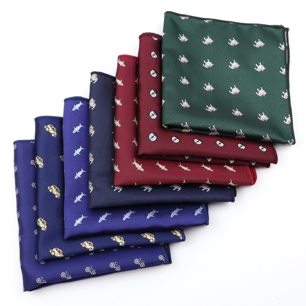 Zonfaz แฟชั ่ นกระเป ๋ าสแควร ์ พิมพ ์ ผ ้ าเช ็ ดหน ้ าไดโนเสาร ์ Hanky ชุดผู ้ ชายธุรกิจงานแต ่ งงาน Hanky อุปกรณ ์ เสริมของขวัญ