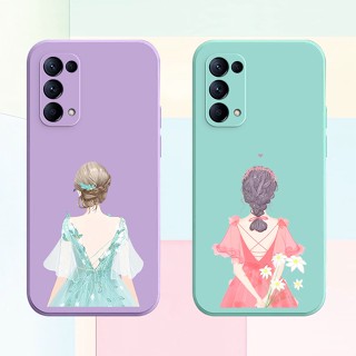 เคส OPPO Reno 5 เคสโทรศัพท์ ซิลิโคนเหลว เคสนิ่ม CSF_A