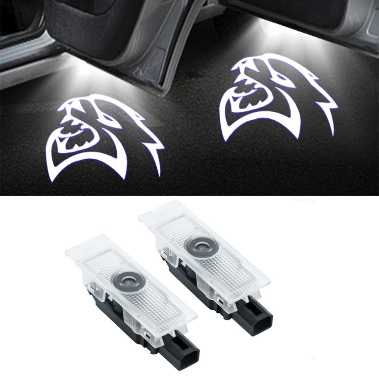 1PC Dodge Challenger Light Projection Light สําหรับ Dodge Welcome Light Dodge Challenger SRT