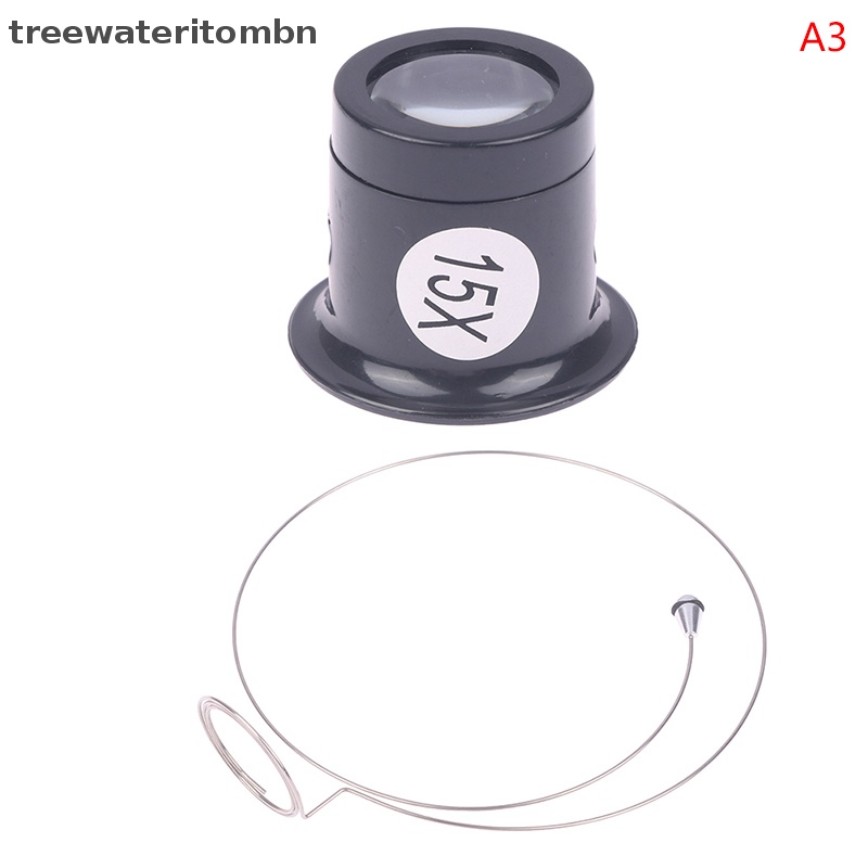 Tt แว่นขยาย Loupe 5X 10X 15X 20X พร้อมเลนส์แว่นตา สําหรับซ่อมนาฬิกาข้อมือ
