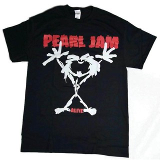 เสื้อยืดวง PEARL JAM (ALIVE) ลิขสิทธิ์แท้ TEE