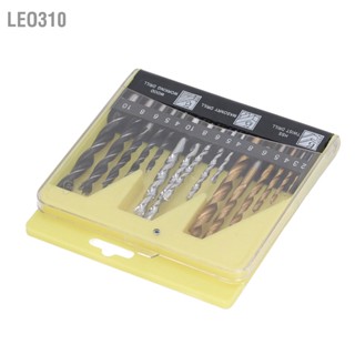 Leo310 16Pcs สว่าน Bit Twist เจาะ Masonry เหล็กความเร็วสูง เครื่องมือ สำหรับงานไม้