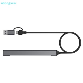 Abongsea อะแดปเตอร์ฮับ 4 พอร์ต 7 พอร์ต 2 USB-C Type C 3.0 OTG USB 1 ชิ้น