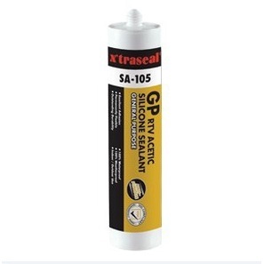 เทปและกาว ซิลิโคน x’traseal  SA-105 GP จีพี 280 กรัม สูตรกันเชื้อรา ชนิดมีกรด อุดรอยรั่ว