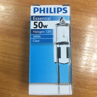 อุปกรณ์ไฟฟ้า หลอดไฟฮาโลเจน 12โวลท์ capsule 50/20/10 วัตต์ GY6.35 Philips Essential Halogen(ไม่ใช่หลอดผ่าตัด/ทำฟัน)