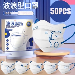 พร้อมส่ง หน้ากากอนามัย รูปตัว V ลายการ์ตูนหมี 3 ชั้น ใช้แล้ว…