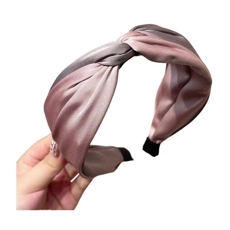 ที่คาดผม หนังไขว้ กว้าง เข้ากับทุกการแต่งกาย สไตล์ฝรั่งเศส เรโทร เครื่องประดับ สําหรับผู้หญิง - รูปที่ 3