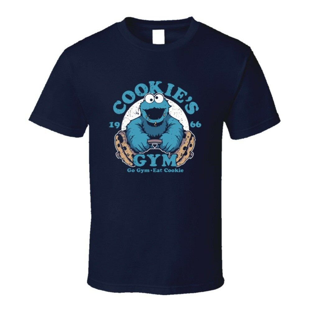 ขายดี เสื้อยืดแขนสั้นลําลอง พิมพ์ลาย Cookie Monster ตลก สําหรับผู้ชาย สินค้าพร้อมส่ง 585392