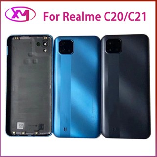 ฝาครอบแบตเตอรี่ด้านหลัง คุณภาพสูง สําหรับ OPPO Realme C21 RMX3201 C20 RMX3063 RMX3061