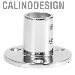 Calinodesign 90 Degree Round Tube Base Hand  Fitting 316 Stainless Steel Marine Boat Hardwares