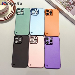 เคสแข็ง เนื้อแมตต์ สีพื้น เรียบง่าย สําหรับ Redmi 12C 10 2022 10 11S 4G 11 4G 9A 9C 9i