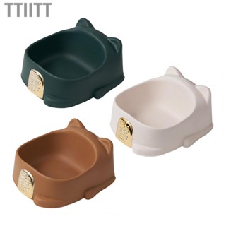 Ttiitt Pet Bowl   Bowl Large  Cute Thickened Design Easy To Clean Rounded Edges  for Home