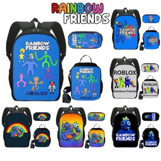 กระเป๋าเป้สะพายหลัง ลายการ์ตูน Rainbow Friends เหมาะกับนักเรียนประถม สําหรับนักเรียนประถม