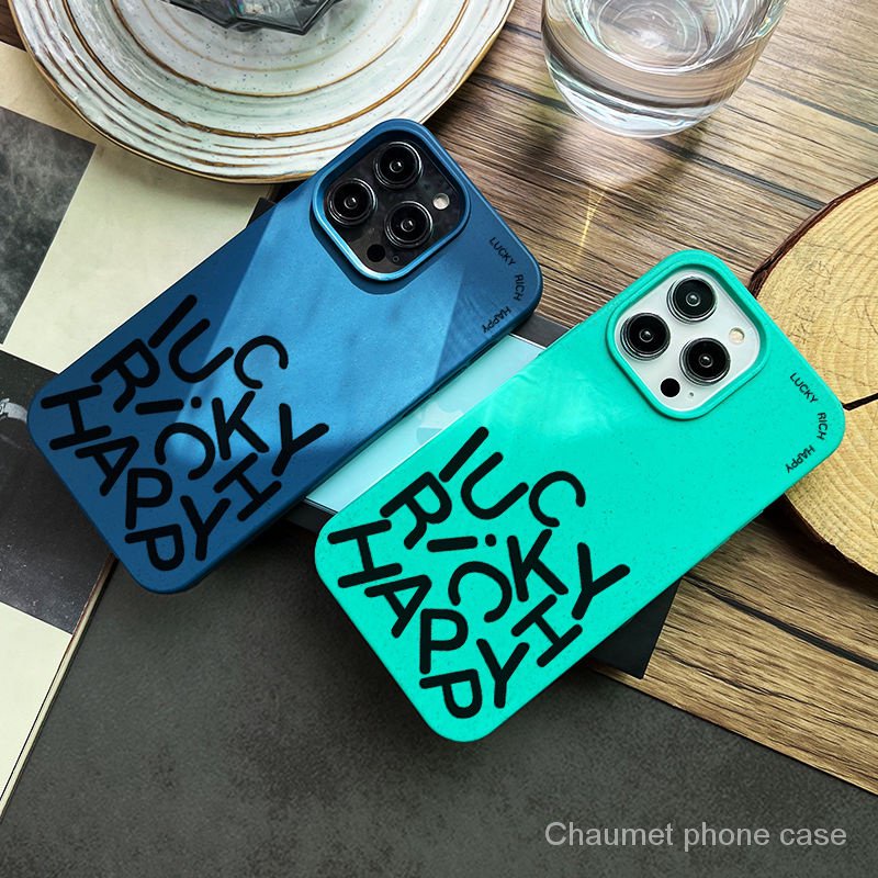 เคสโทรศัพท์มือถือแบบแข็ง กันกระแทก ลายภาษาอังกฤษ สีดําวาว สําหรับ iPhone14 Pro Max 14 plus 13 Pro Max 13 13pro 11 Pro Max 11 12Pro X XR Xs Max 7 plus 8 plus