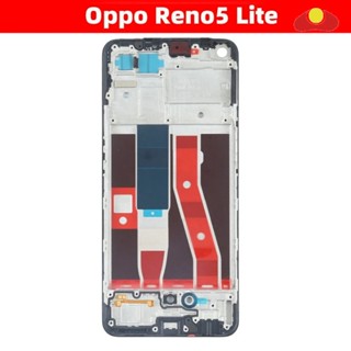 แท้ อะไหล่กรอบหน้าจอ LCD สําหรับ Oppo Reno5 Lite Reno 5 Lite A94